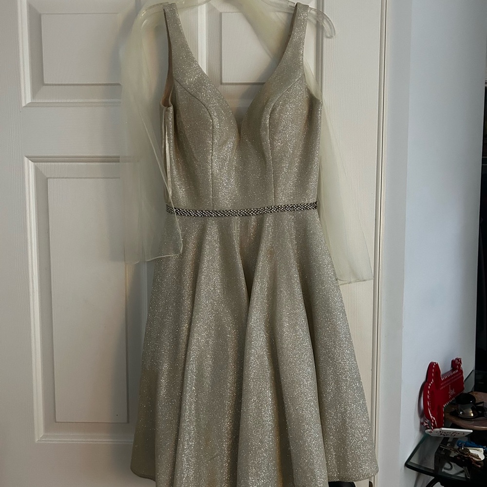 May Queen Sparkling Gold Dress